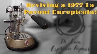 Reviving a 1977 La Pavoni Europiccola Diagnosis amp Safety Check [upl. by Eirene]