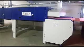 SINGLE HEAD ROTARY SCREEN PRINTING MACHINE AND IR DRYER [upl. by Durwin]