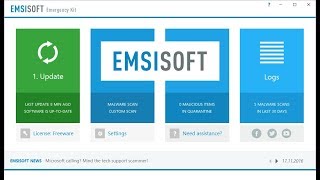 Emsisoft Emergency Kit désinfecter son PC [upl. by Fletch]