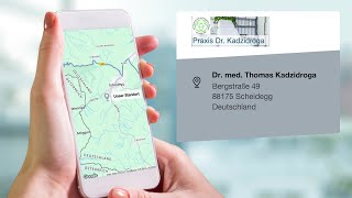 Dr med Thomas Kadzidroga  Allgemeinmediziner in Scheidegg [upl. by Aiuqes]