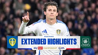 Leeds United vs Plymouth Argyle Extended Highlights  EFL Championship  CBS Sports Golazo [upl. by Nichol]