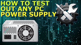 Test Out Any Power Supply Without a MotherBoard  This works on every PC Power Supply 2018 [upl. by Franciscka998]