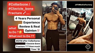 What To Do After CollarboneClavicle Bone Fracture  Can I Do GYM After Clavicle Bone Fracture [upl. by Ydnas]