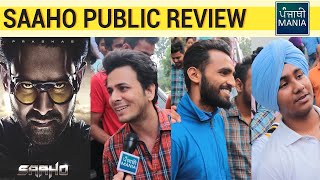 SAAHO Public Movie Review From Chandigarh  Prabhas Shraddha Kapoor  First Day First Show [upl. by Ahsak]