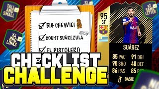 FIFA 18 CHECKLIST CHALLENGE  95 SUAREZ  FIFA 18 Ultimate Team [upl. by Izawa]