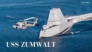 USS Zumwalt is the most dangerous destroyer in the world nato usszumwalt [upl. by Annotahs738]