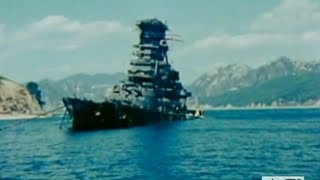 Wreck of the Japanese battlecruiser Haruna at Kure [upl. by Yeclehc]