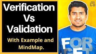 Verification and Validation in Software Testing  Which one is Used whenWith Example Mindmap [upl. by Lanos922]