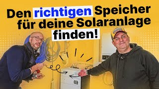 Was ist wichtig bei der Auswahl eines Stromspeichers für die Solaranlage [upl. by Iliram]