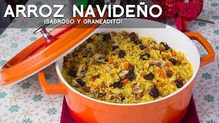 ARROZ NAVIDEÑO  COMIDA PERUANA  RECETA DE ACOMERPE [upl. by Cirdet]