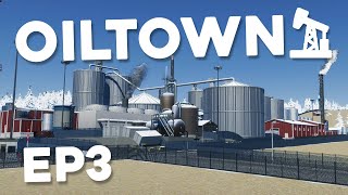 Building a FUEL REFINERY  Cities Skylines 2 OilTown 3 [upl. by Dyana]