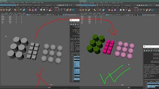 Assign Random Colors to Objects in Maya Using Python [upl. by Katlin163]