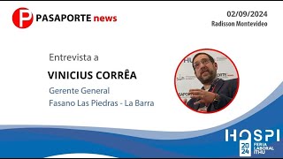 VINICIUS CORREA Gerente General de Fasano Las Piedras Punta del Este [upl. by Drofxer]