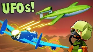 GERMAN UFOs vs NEW Elite Bomber Crew Bomber Crew Gameplay [upl. by Ahsenit]