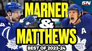 Best Of Matthews amp Marner  202324 NHL Highlights [upl. by Pelletier824]