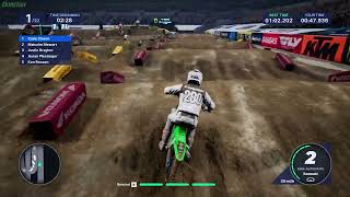 Monster Energy Supercross 5  INDIANAPOLIS 1  Gameplay PC [upl. by Aehsila]