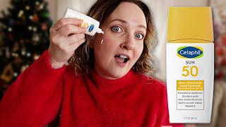 Cetaphil SPF50 SHEER MINERAL SUNSCREEN Wear Test amp Review [upl. by Enirrok774]