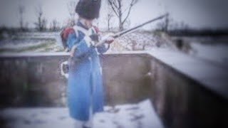 Flintlock musket M1822 French firing [upl. by Laeahcim]