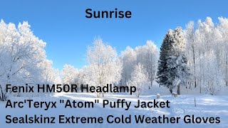 Appalachian Trail 2023 V46Sunrise ArcTeryx Atom Puffy Fenix Headlamp Sealskinz Extreme Gloves [upl. by Nomad]