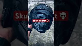 Modern Skull Helmet 💀 bikehelmet diy whatsappstatus [upl. by Nnaylrebmik734]