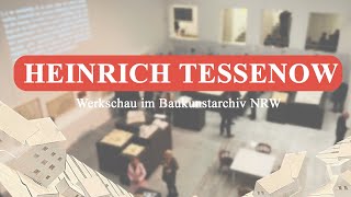 quotHeinrich Tessenowquot  Werkschau im Baukunstarchiv NRW [upl. by Noit]