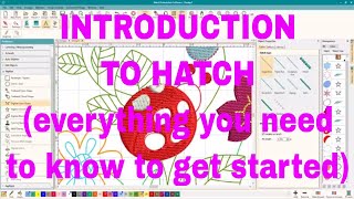 BEGINNER HATCH Embroidery Tutorial a guide to Hatch DIGITIZER Level😍 [upl. by Sikleb65]