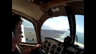 Landing Ocracoke Island NC W95 Mooney M20C [upl. by Jc]