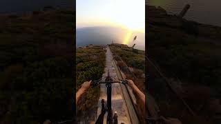 GoPro  HighStakes Staircase Biking 🎬 Jonny Livorti Shorts MTB [upl. by Adlei997]