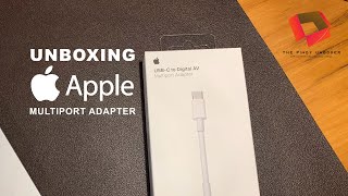 UNBOXING Apple USBC Digital AV Multiport Adapter [upl. by Munsey]