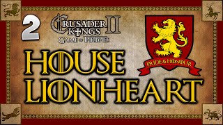 THE CONQUEST BEGINS Game of Thrones  Crusader Kings 2 House Lionheart  Multiplayer Campaign 2 [upl. by Regnij]