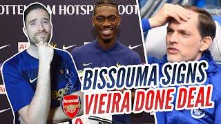 Tottenham Sign Bissouma Arsenal Sign Vieira Kounde amp Dembele Latest  Are Chelsea Falling Behind [upl. by Electra]