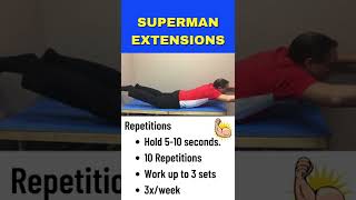 How To Perform Superman Exercise LOW BACK EXTENSION  Dr Walter Salubro Chiropractor in Vaughan [upl. by Godewyn147]