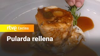 Pularda rellena para navidad paso a paso  Ahora o nunca  RTVE Cocina [upl. by Malinde]