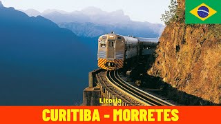 Cab Ride Curitiba  Morretes Serra Verde Express Brazil  train drivers view in 4K [upl. by Htyderem]