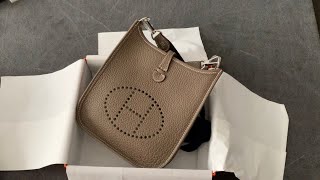 HERMES Unboxing Evelyne 16 TPM mon premier sac Hermès [upl. by Domel]