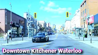 Downtown Kitchener Waterloo Ontario Canada [upl. by Cy]