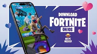 How To Download amp Play Fortnite Mobile on iPhone amp iPad Outside the Eu Without PC 🫨😄 [upl. by Elisa]