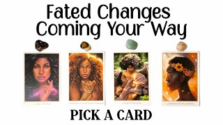 Pick A Card 💜 Fated Changes Coming Your Way [upl. by Ellissa]