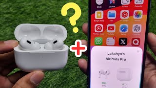 AirPods Pro 2 Ko iPhone Se Kaise Connect Kare  How To Connect AirPods Pro 2 To iPhone  In Hindi [upl. by Caughey]