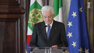 Mattarella quotI giovani ricercatori italiani allestero vanno aiutati a tornare in Italiaquot [upl. by Doreg934]