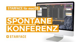 Spontane Konferenz  STARFACE UCC Client für macOS  Tutorial [upl. by Florine]