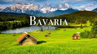 Top 10 Places To Visit In Bavaria  4K Travel Guide [upl. by Narat]