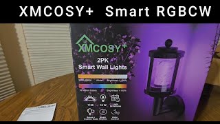 XMCOSY Smart RGBCW IP65 Waterproof Porch Lights EPISODE 4895 Amazon Unboxing Video [upl. by Diaz]