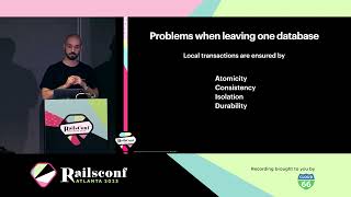 RailsConf 2023  Applying microservices patterns to a modular monolith by Guillermo Aguirre [upl. by Farleigh]