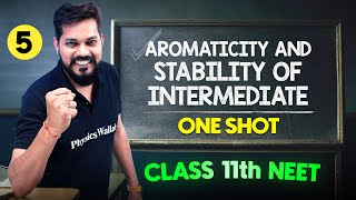 AROMATICITY AND STABILITY OF INTERMEDIATE  GOC Part 2  ConceptsPYQs  Class 11th NEET [upl. by Liva]