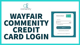 How to Login WayFair Commenity Bank Credit Card  Wayfair Credit Card Login for MasterCard Payment [upl. by Jabe332]