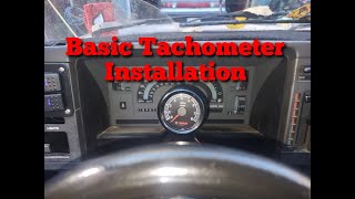 Tachometer Install A Great Beginner Project [upl. by Andel]