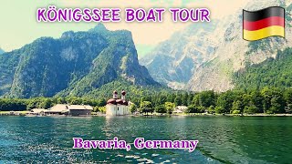 KÖNIGSSEE BOAT TOUR  BAVARIA GERMANY  Ellaslife71 [upl. by Toulon84]