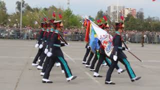 Gran Parada Militar Chile Presentación Delegaciones y Bandas Extranjeras [upl. by Adalia442]