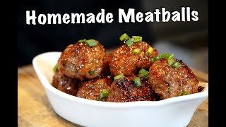 How To Make Meatballs  Delicious Homemade Meatball Recipe mrmakeithappen meatballs [upl. by Edahsalof]